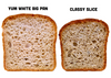 Delicious yum white bread