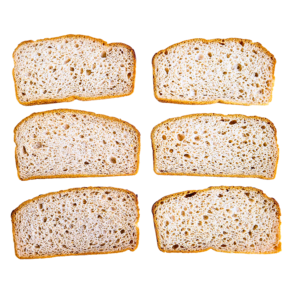 Long Slice Food Service Bread CASE (6 items)