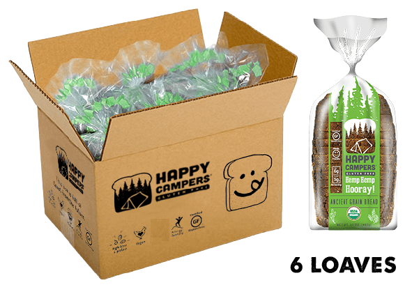 case of gluten free hemp bread