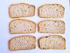 organic long slice bread