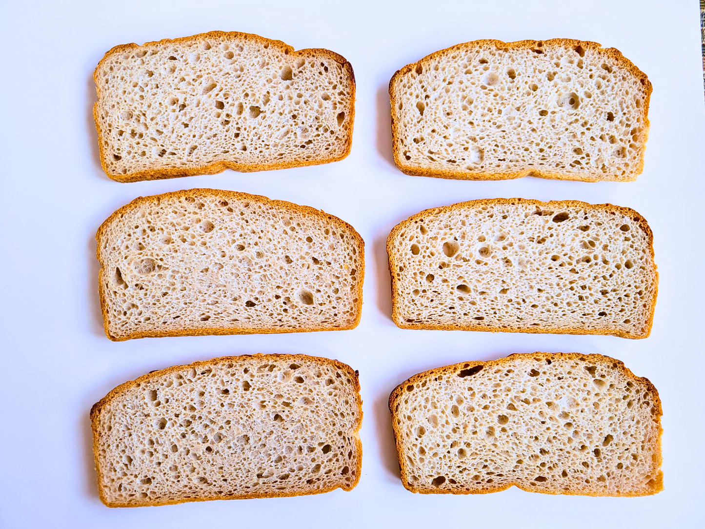 organic long slice bread