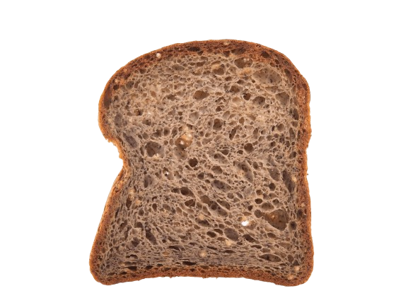 slice of organic gluten-free hemp bread