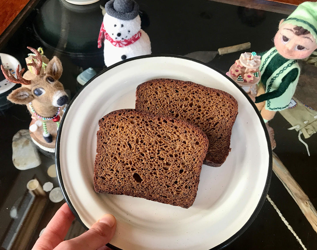 12/21/23 Gluten Free Anadama Molasses bread recipe