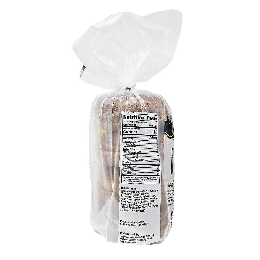 Buy Gluten Free Burger Bun Online | Wild Buns | Happy Campers